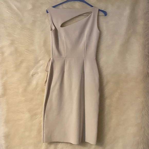 Chiara Boni One Shoulder Dress in Cream - Picture 2 of 3